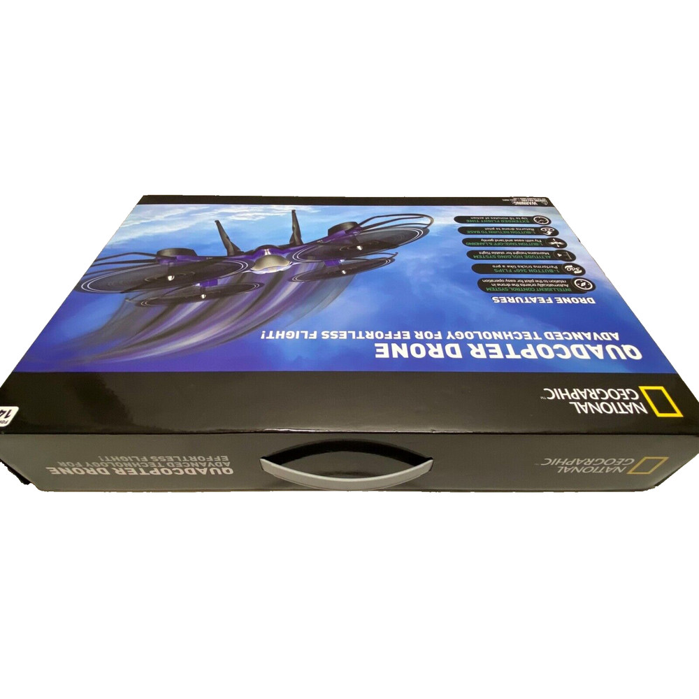 Quadcopter Drone Advanced Technology National Geographic Remote Control NIB