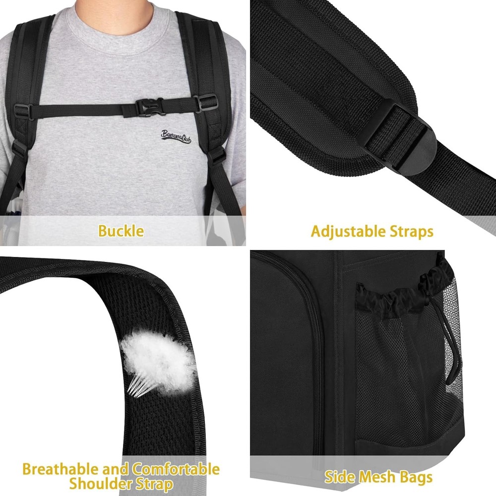 110L Backpack Laundry Bag, Laundry Backpack Heavy Duty with Shoulder Straps