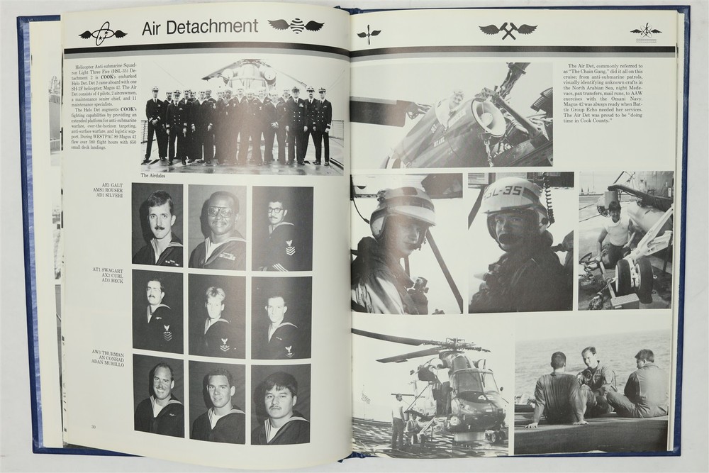 USS Cook (FF-1083) 1989 Westpac Deployment Cruise Book