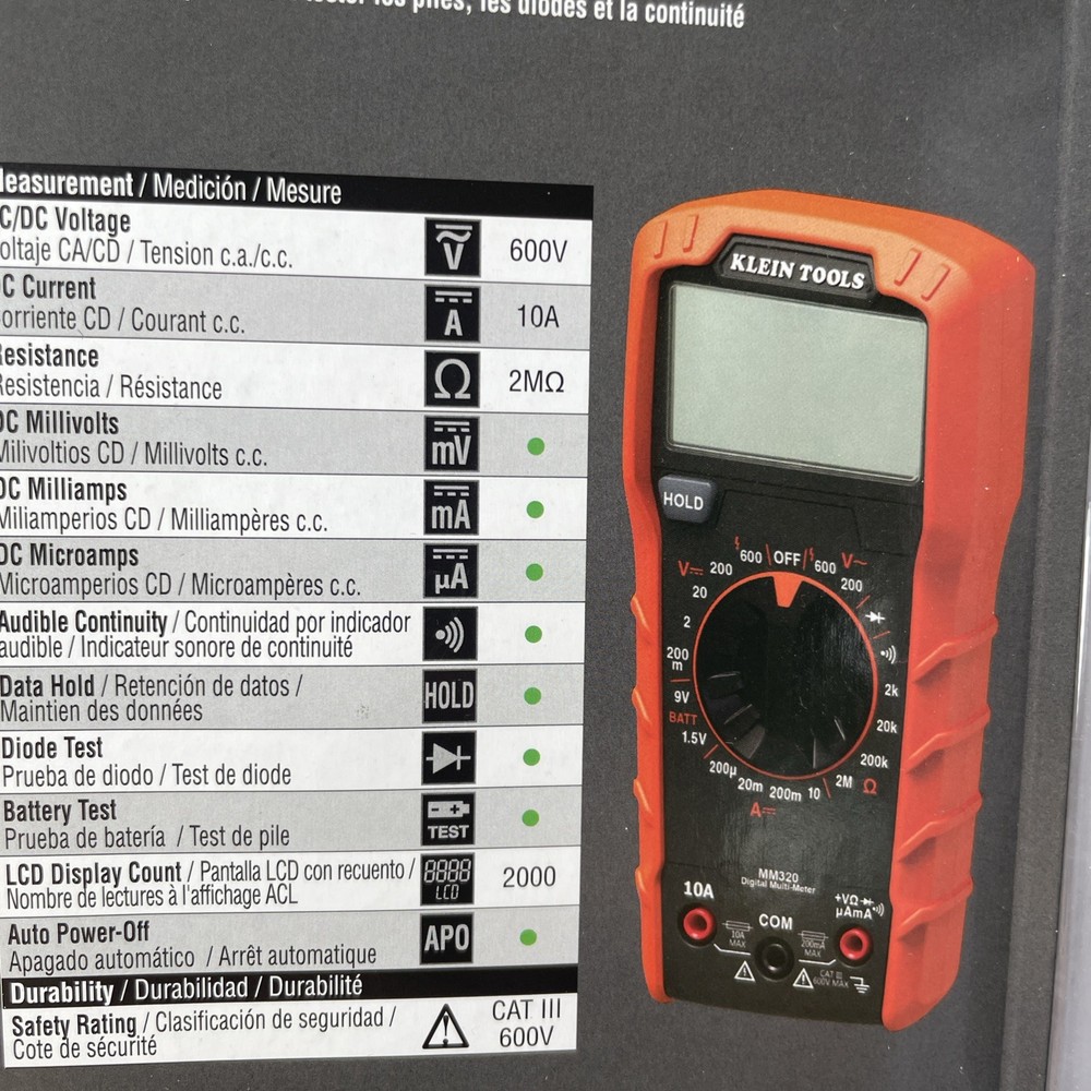 Klein Tools Electrical Test Kit # 25kit1