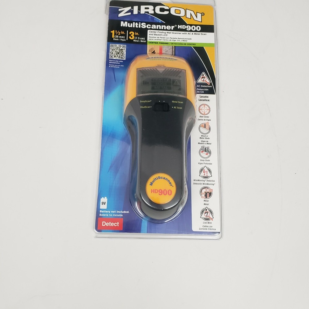 Zircon HD900 MultiScanner 1 Step Multi-Function Wall Scanner