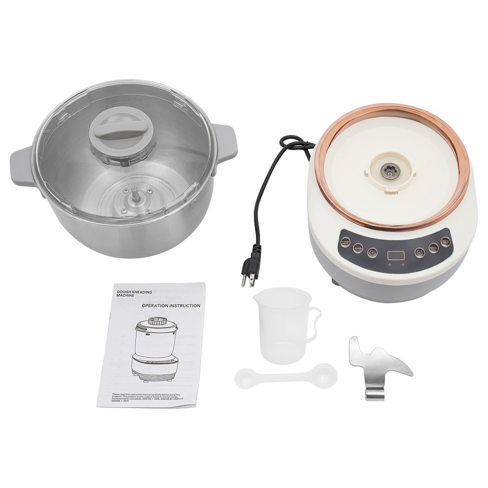 5L Electric Dough Maker with Ferment Function Dough Mixer Machine Flour Kneading