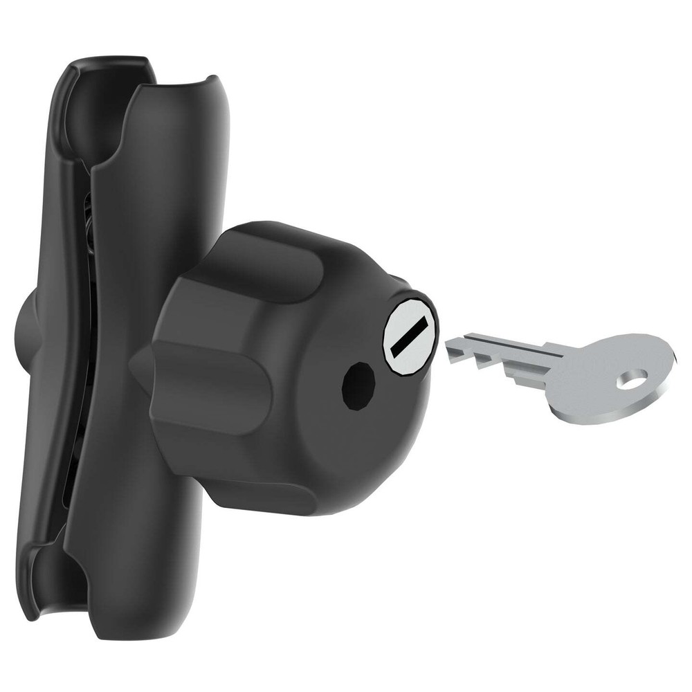RAM-201LU RAM Double Socket Arm with Brass Key Lock Kno...