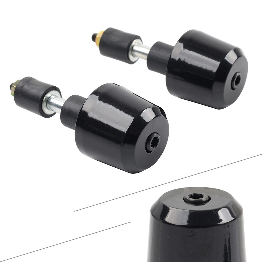 Pair 7/8" 22MM Universal Motorcycle Handlebar End Connector Handlebar Grip Ends Caps