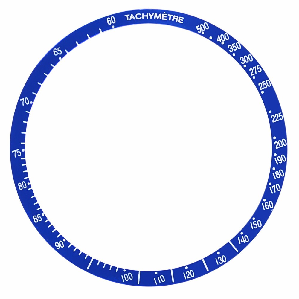 BEZEL INSERT FOR OMEGA WATCH TACHYMETRE PROFESSIONAL MOON BLUE