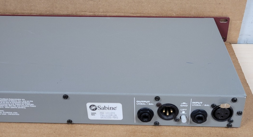 Sabine FBX 1020 Plus Feedback Exterminator (TESTED)