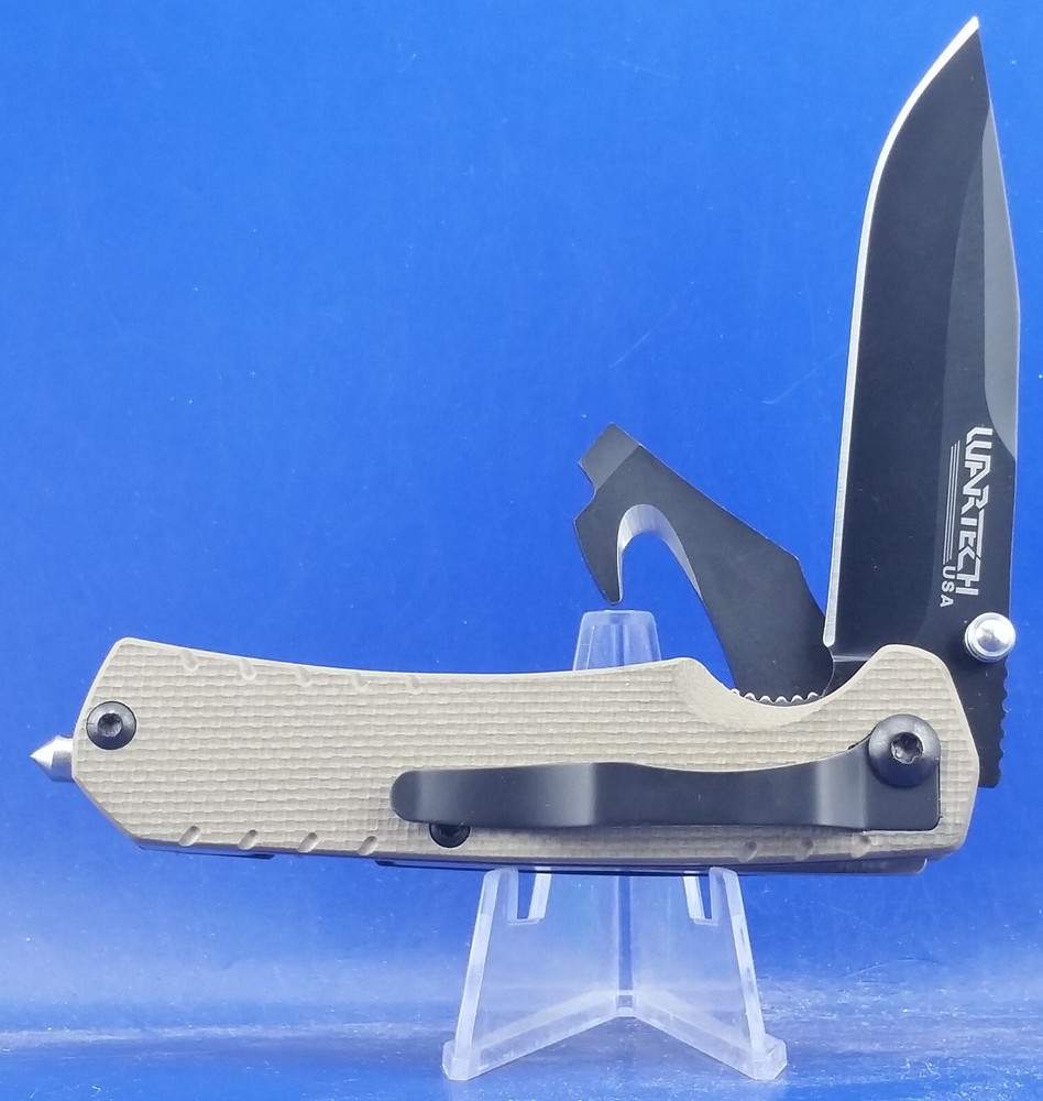 WAR TECH LINER LOCK KNIFE AND MULTI TOOL YC-809-DE