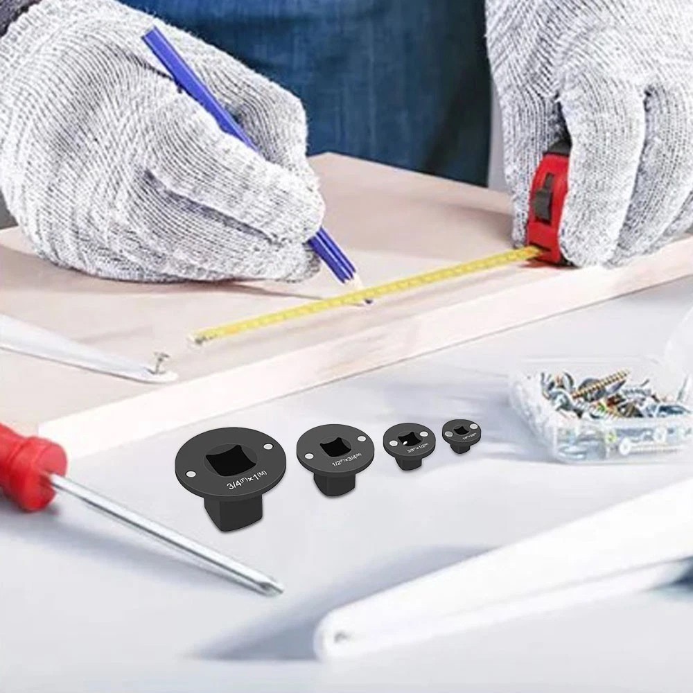 Low Profile Impact Socket Adapter Set Drive Ratchet Adapter Set for Tight Spaces