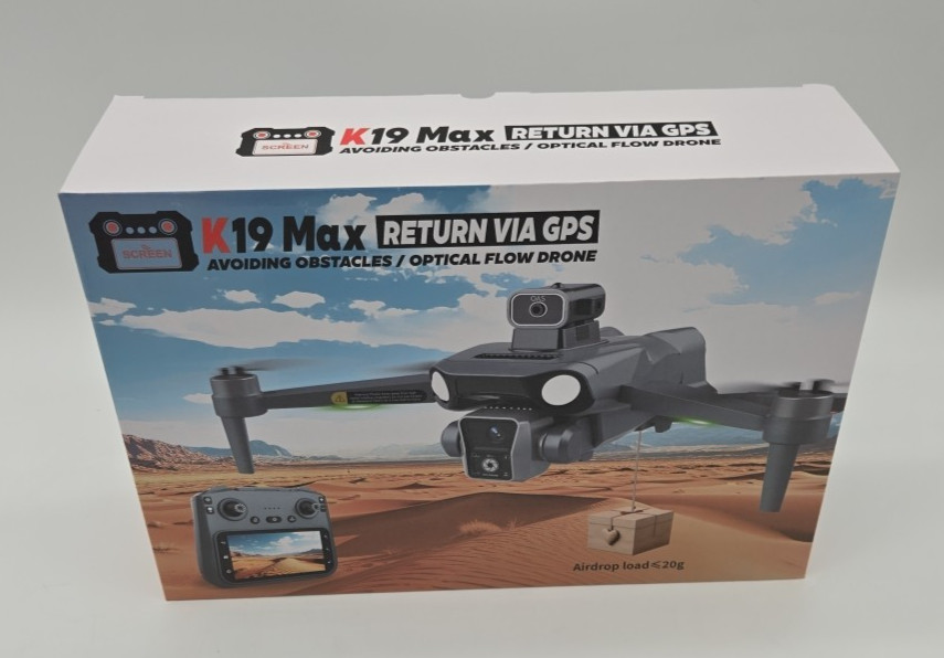 K19 Max GPS Drone With 4.5-inch Screen Controller