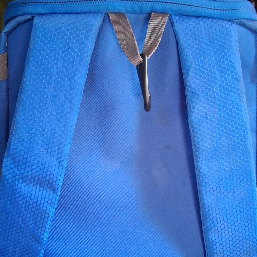 Easton Future Legend Baseball Backpack Blue/Black Bat Compartment