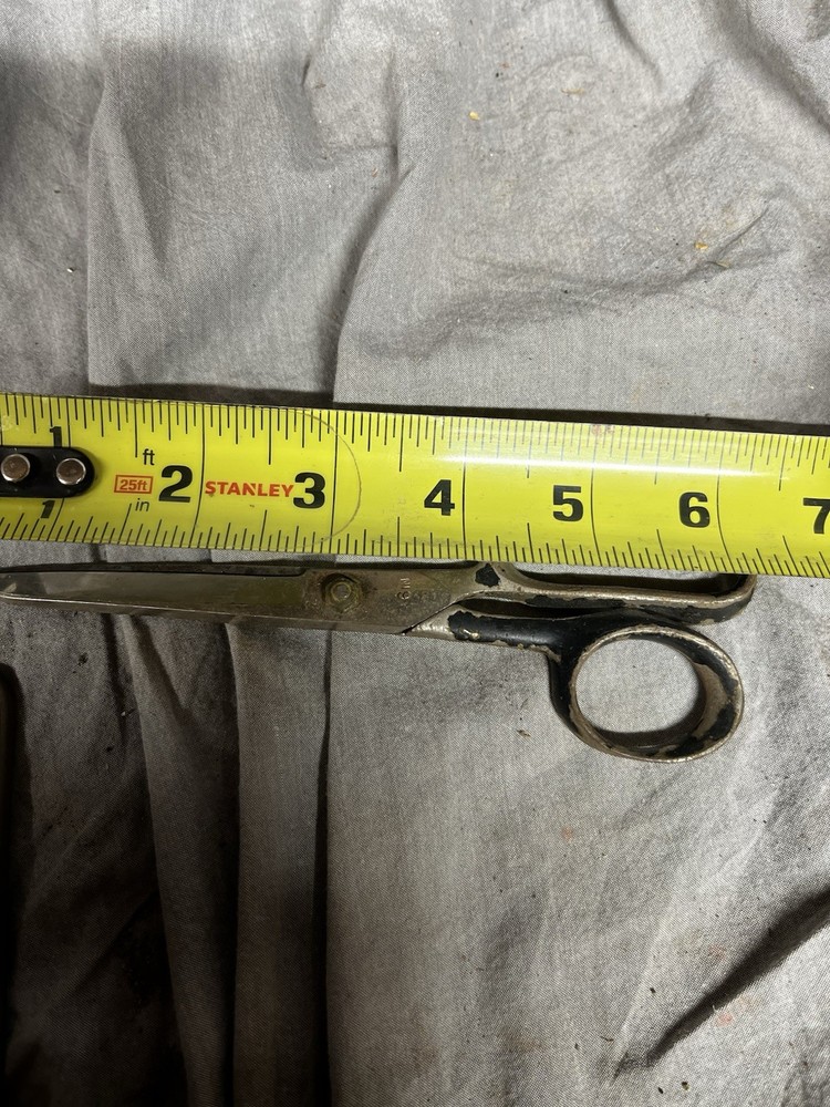Vintage Scissors With Leather Sheath Buckeye