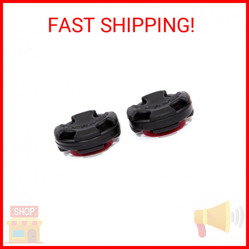 LimbSaver Broadband Dampener for Solid Limb Compound Bows, Black, 2-Pack