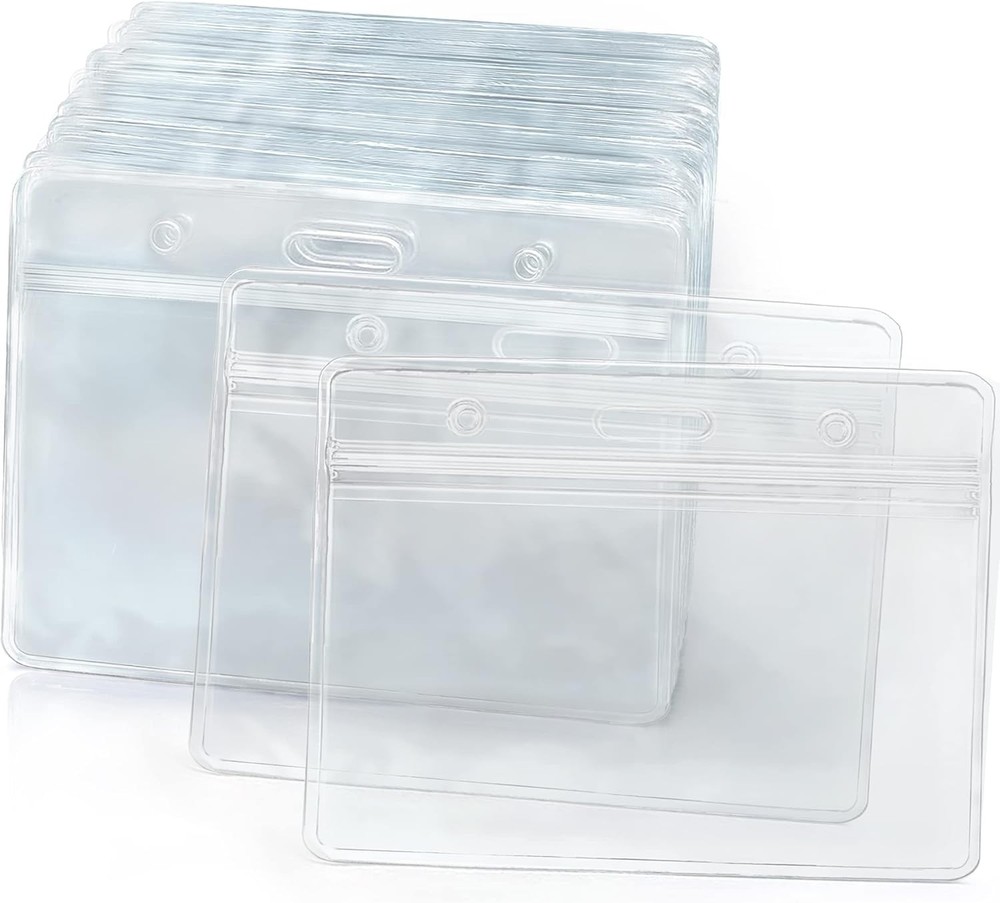 - zontal Card Protector w/Soft Ed - Sealable Fits Insert,
