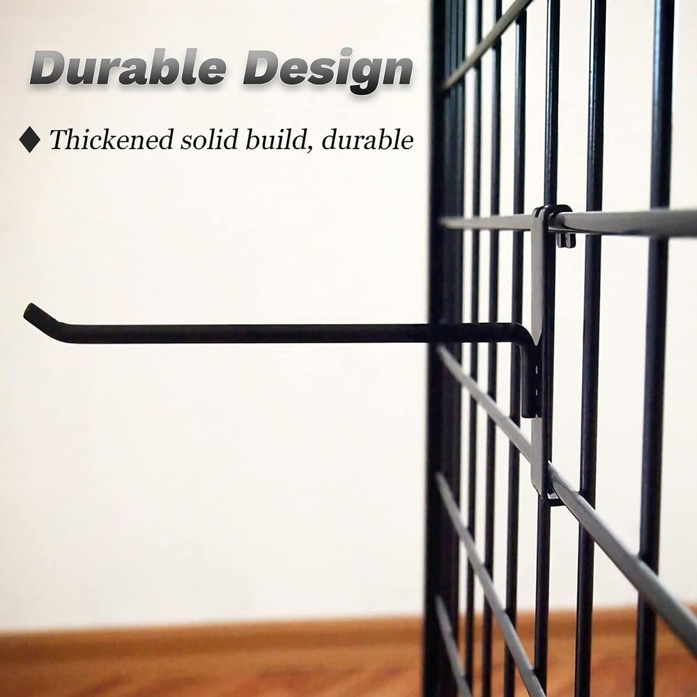 Gridwall Hooks 2 Inch,100PC Display Hooks for Grid Wall, Heavy Duty Gridwall ...