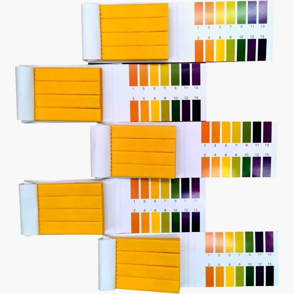 Comprehensive pH Strips - 400 Total Strips for Accurate Testing of Liquids