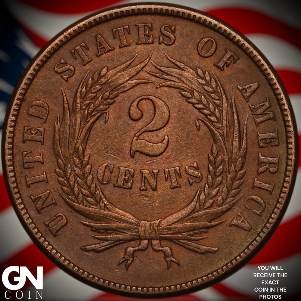 1865 2 Cent Piece Z9538