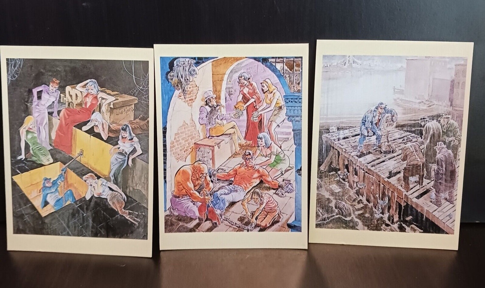 12 Spirit postcards by Will Eisner - 1986 Catalan