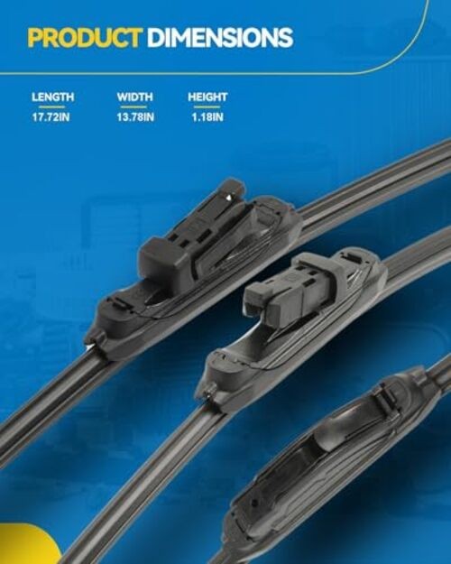 19" 18" Windshield Wiper Blades Replacement for 2013-2015 Cooper 2doors 2013
