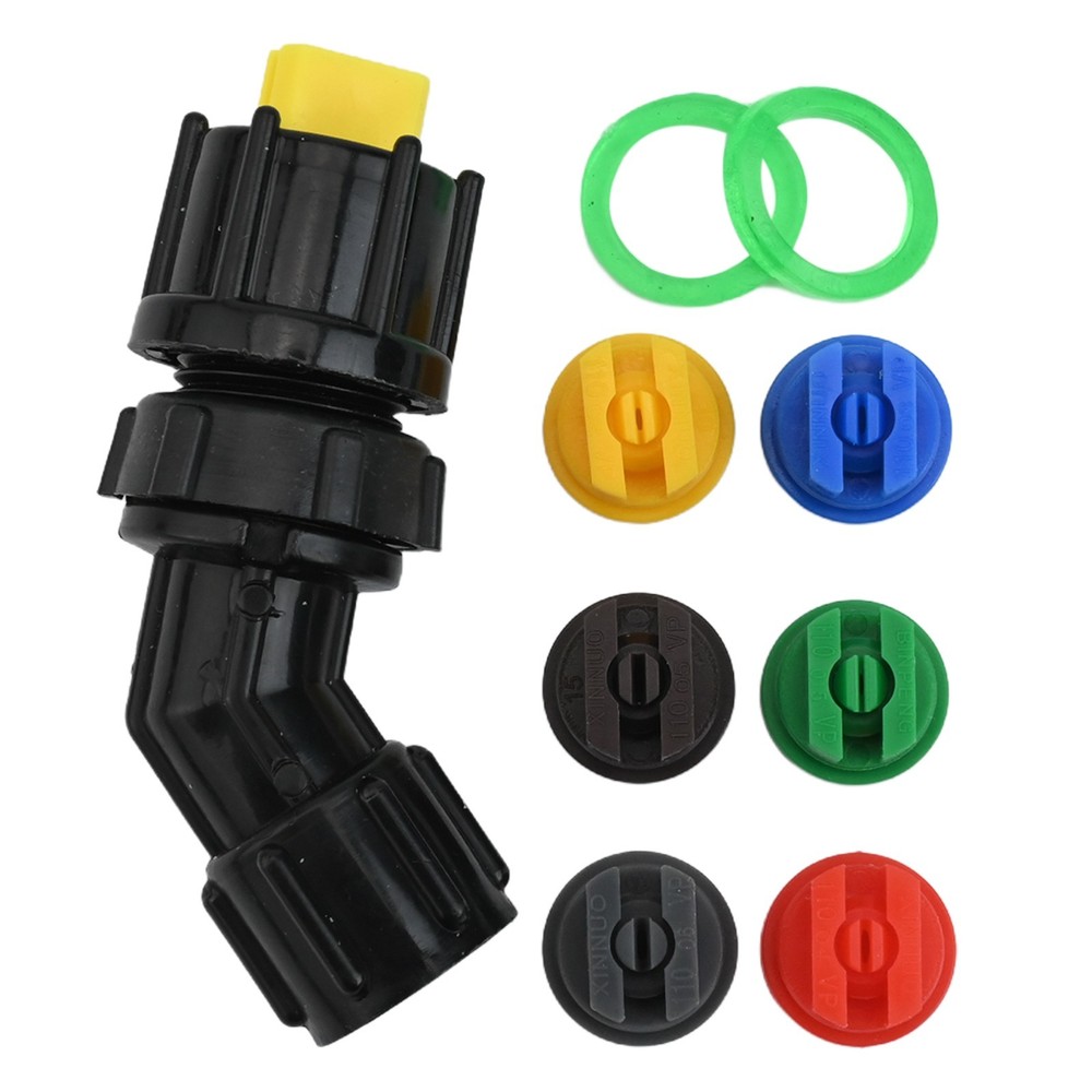 Compact Electric Sprayer Head Featuring 6 Adjustable Nozzle Tips for Gardens