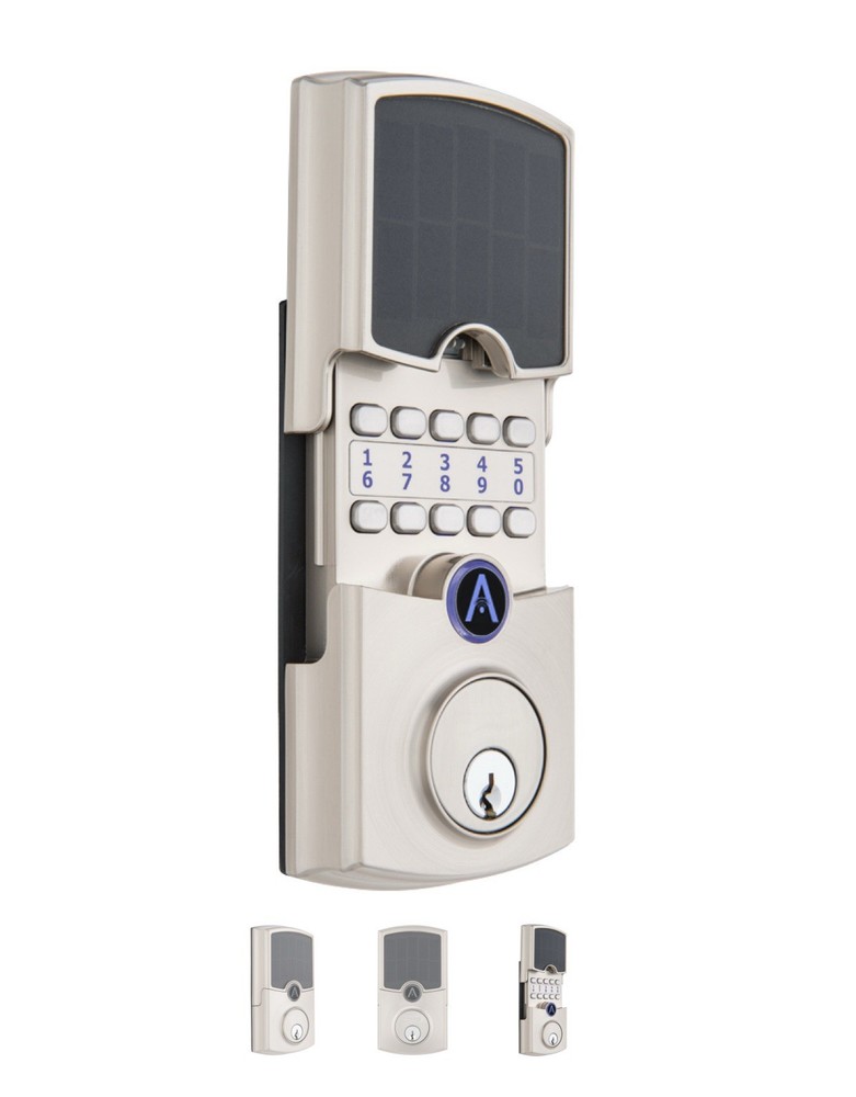 Array Connected Door Lock With Solar - New