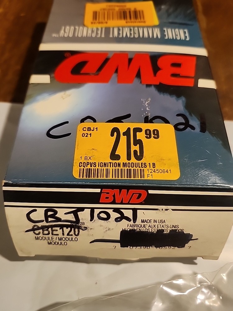 Ignition Control Module BWD Automotive CBJ1021