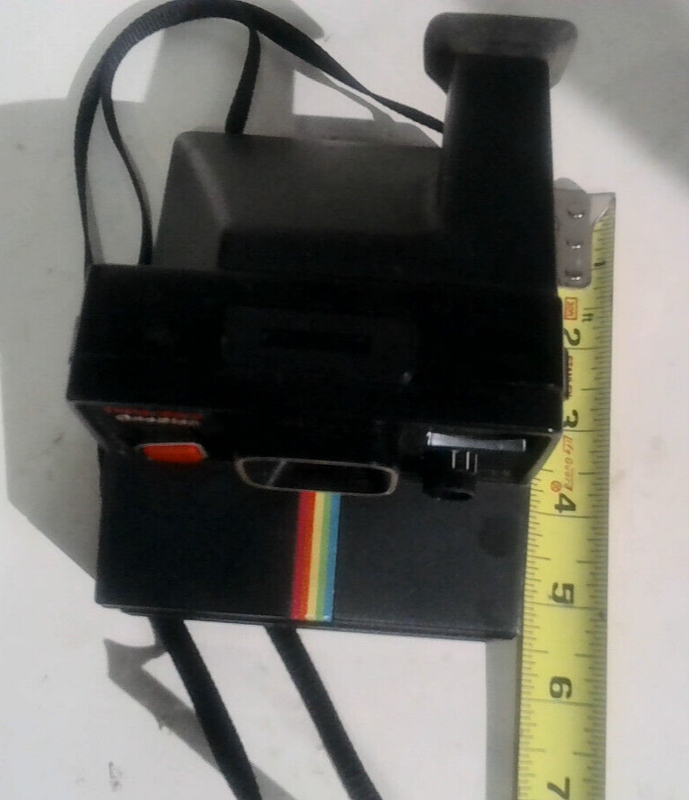 VINTAGE Polaroid Land Camera Time-Zero One Step Sylvania SUPER 10 Flash Untested