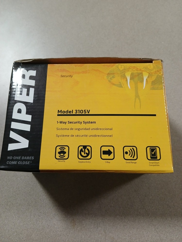 VIPER 3105V 1-WAY SECURITY SYSTEM