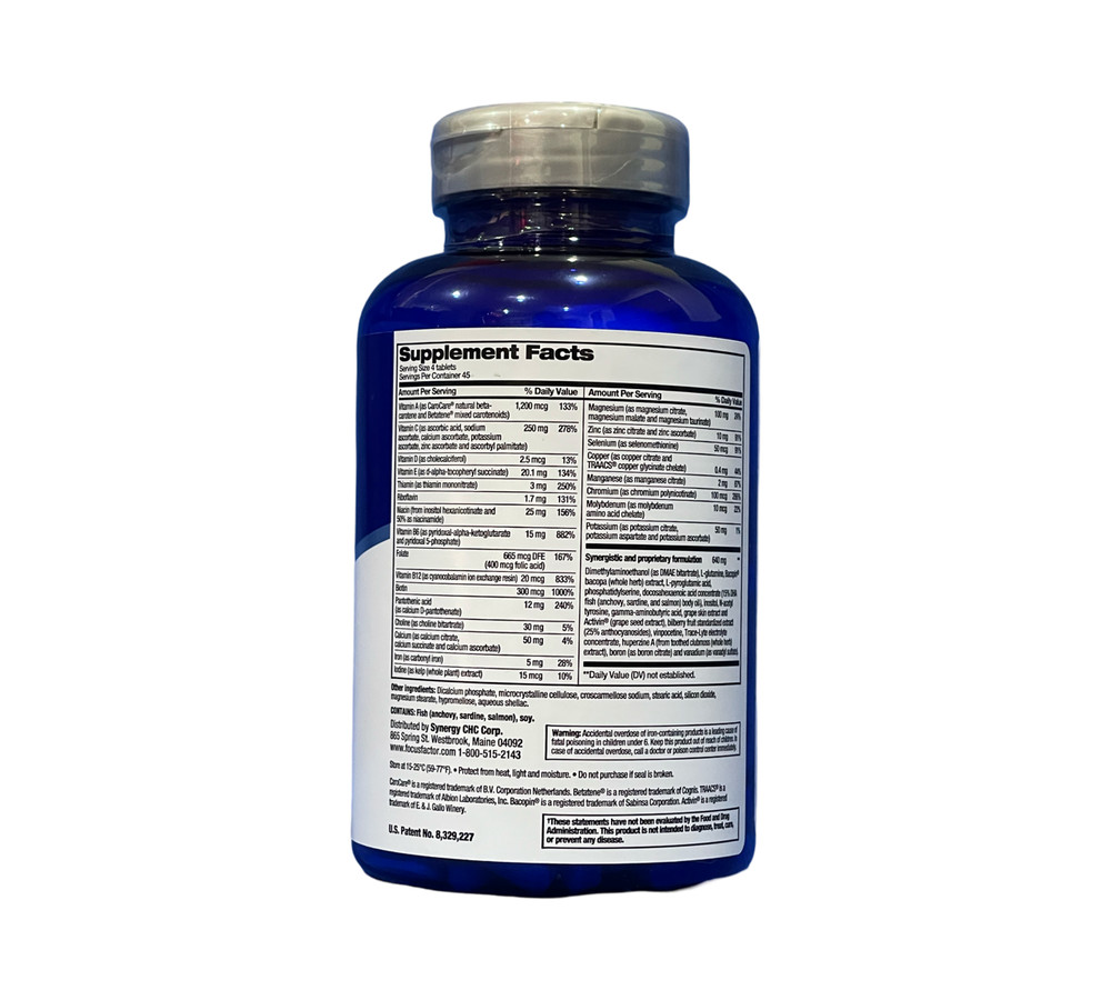 FOCUS Factor Brain Nutrition for the Brain. 180 Tablets