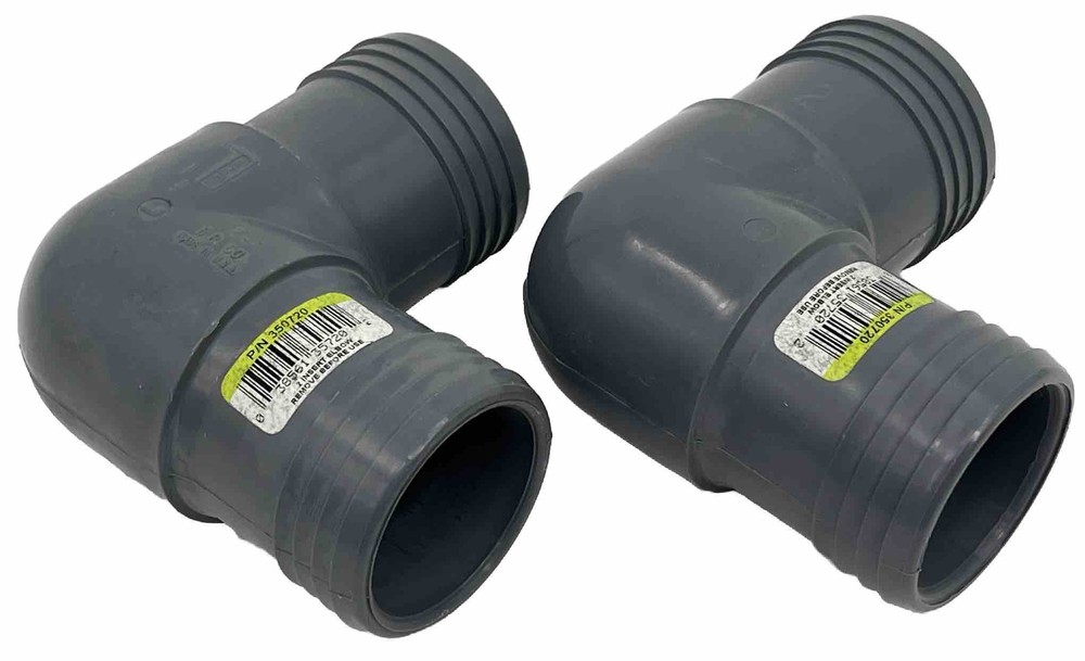 2 Pack Geneva 350720 2" Insert Elbow Pipe Fitting