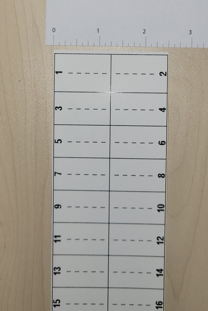 Square D /Schneider Circuit Breaker Directory Panel Replacement Labels LSDL