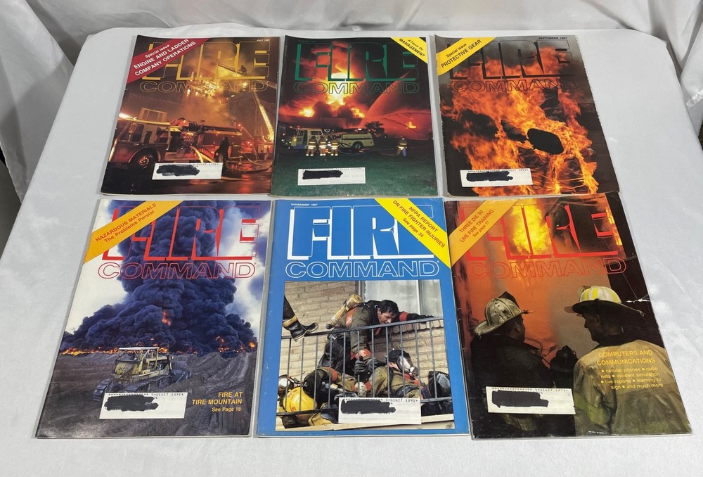 FIRE COMMAND magazine 12 issues from 1987