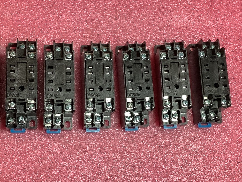 Lot Of 10 DYF08A Relay Socket Base