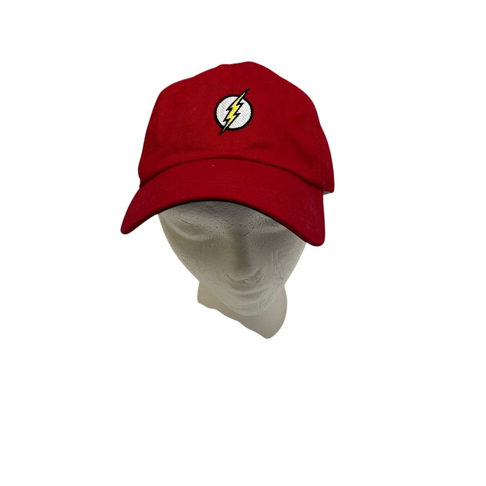 DC Comics Red Flash Superhero Adjustable Strapback Baseball Cap Hat Youth
