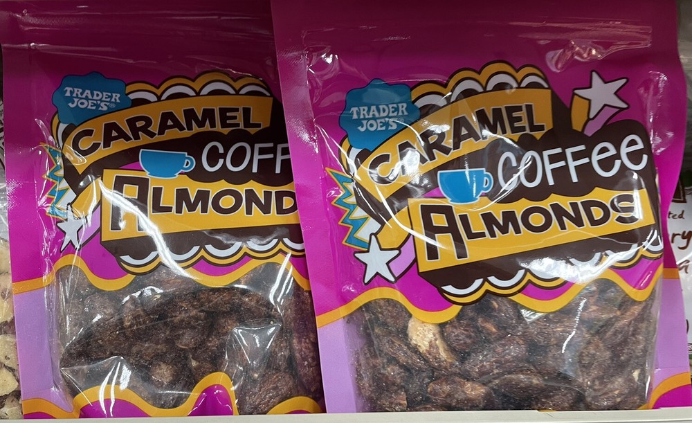 2 Pack Trader Joe’s Caramel Coffee Almonds