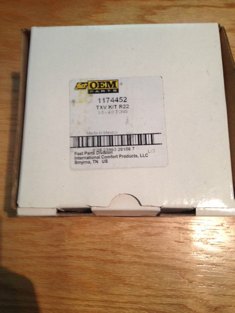 OEM 1174452 TXV KIT  (NEW)