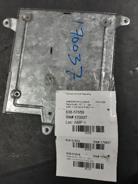 2000 BMW 528I E39 AMPLIFIER 8 362 444