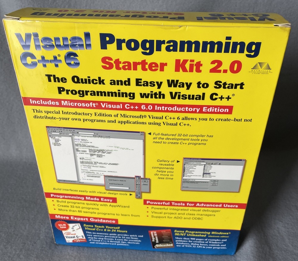 Microsoft Visual C++ 6 Programming Starter Kit 2.0 1998