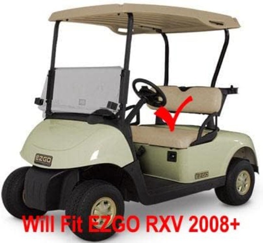 Sturdy EZGO RXV Golf Cart Front Storage Basket - Large Compartment Design