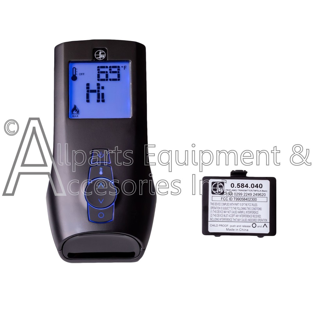 0.584.040 SIT Remote Transmitter Proflame 2 GTMFSLA Series for Hearth Systems