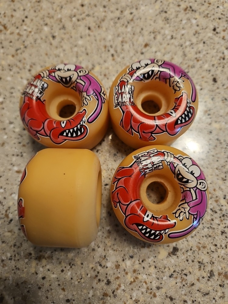 90s Planet Earth Skateboard Wheels