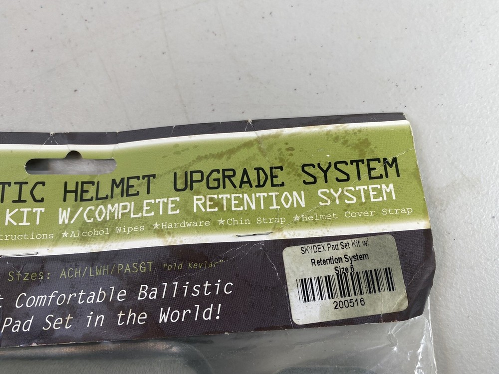 Ballistic Helmet Upgrade System Pad Set NEW 51B19