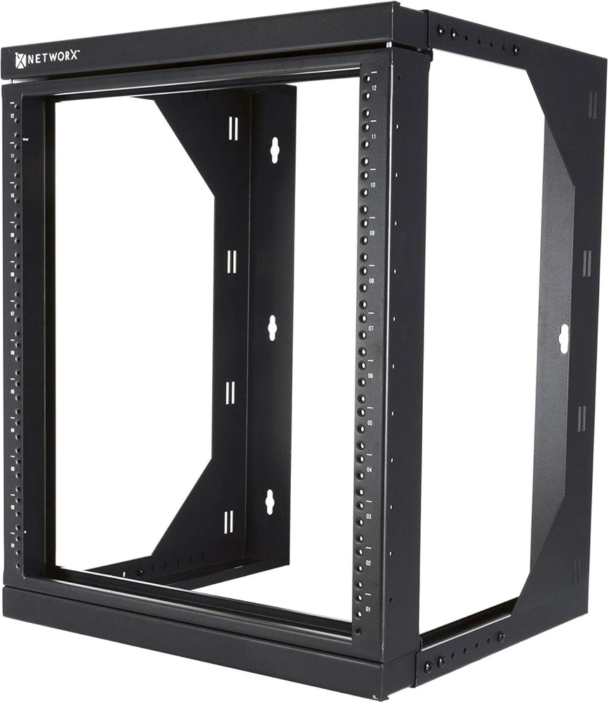 22U Adjustable Open Frame Swing Out Wall Mount Rack - 301 Series
