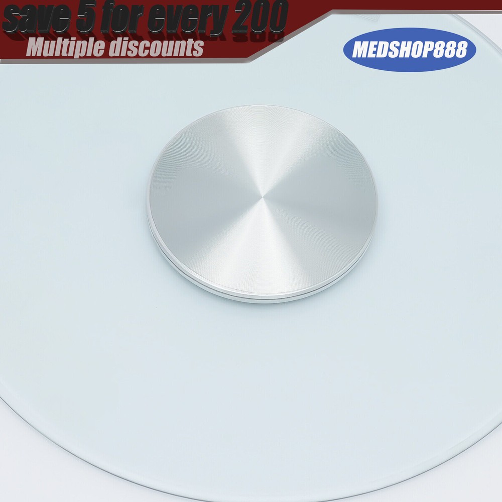 27.56" Glass Turntable Dining Table Centerpiece Large Tabletop US