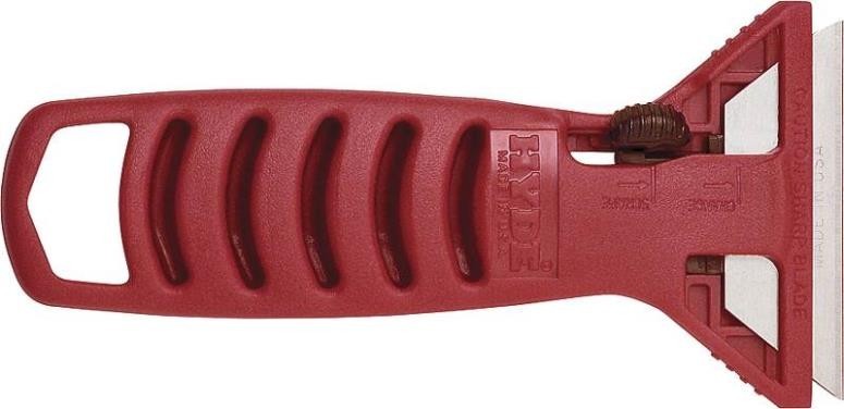 NEW HYDE TOOLS 13080 RETRACTABLE "GLASS GATOR" UTILITY BLADE GLASS  SCRAPER