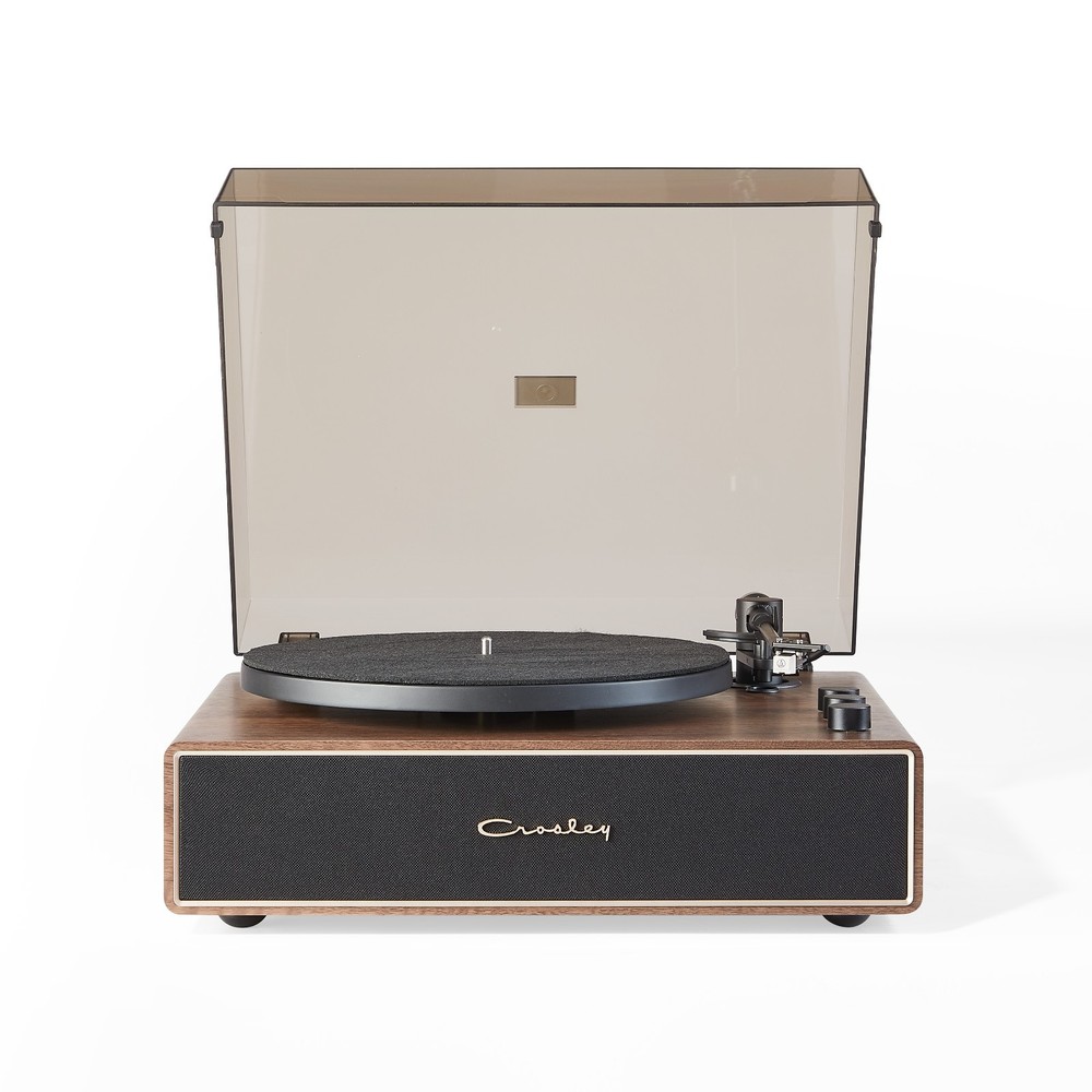 Crosley Stave Record Player - Walnut/Gold