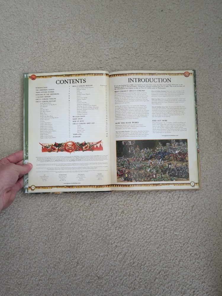 Warhammer Fantasy 8th Edition Orcs & Goblins Army Book