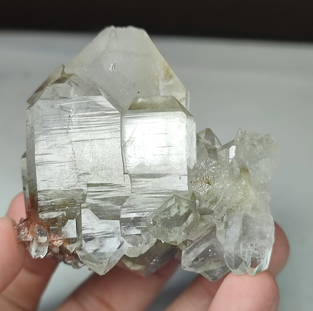 Chlorite Quartz Crystal Having Beautiful Growth-Pk