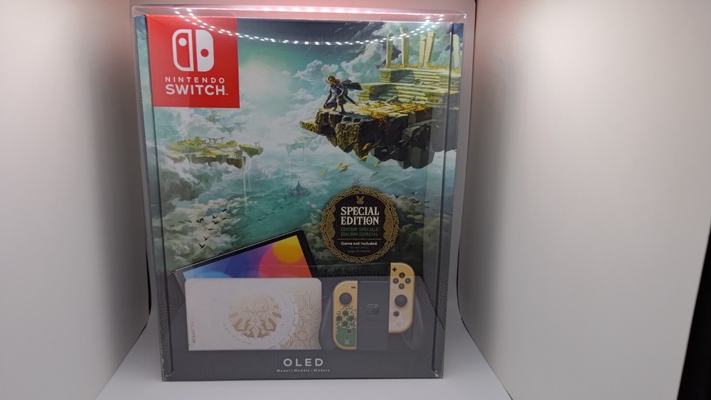 OLED Switch Console Box Protector and Display Case, Fits All OLED Switch Version