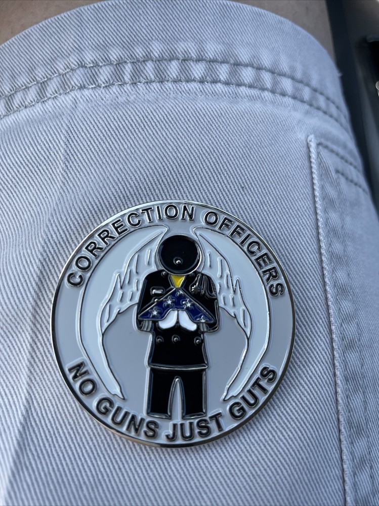 TDCJ No Guns Just Guts Challenge Coin