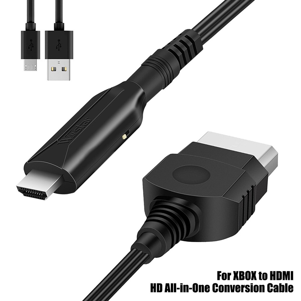Original Xbox to HDMI Converter Adapter For Microsoft Xbox Console Controller US